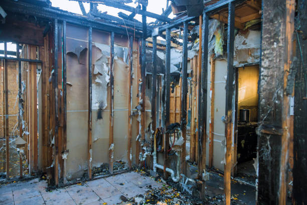 Professional Fire Damage Removal technician working in El Monte, CA
